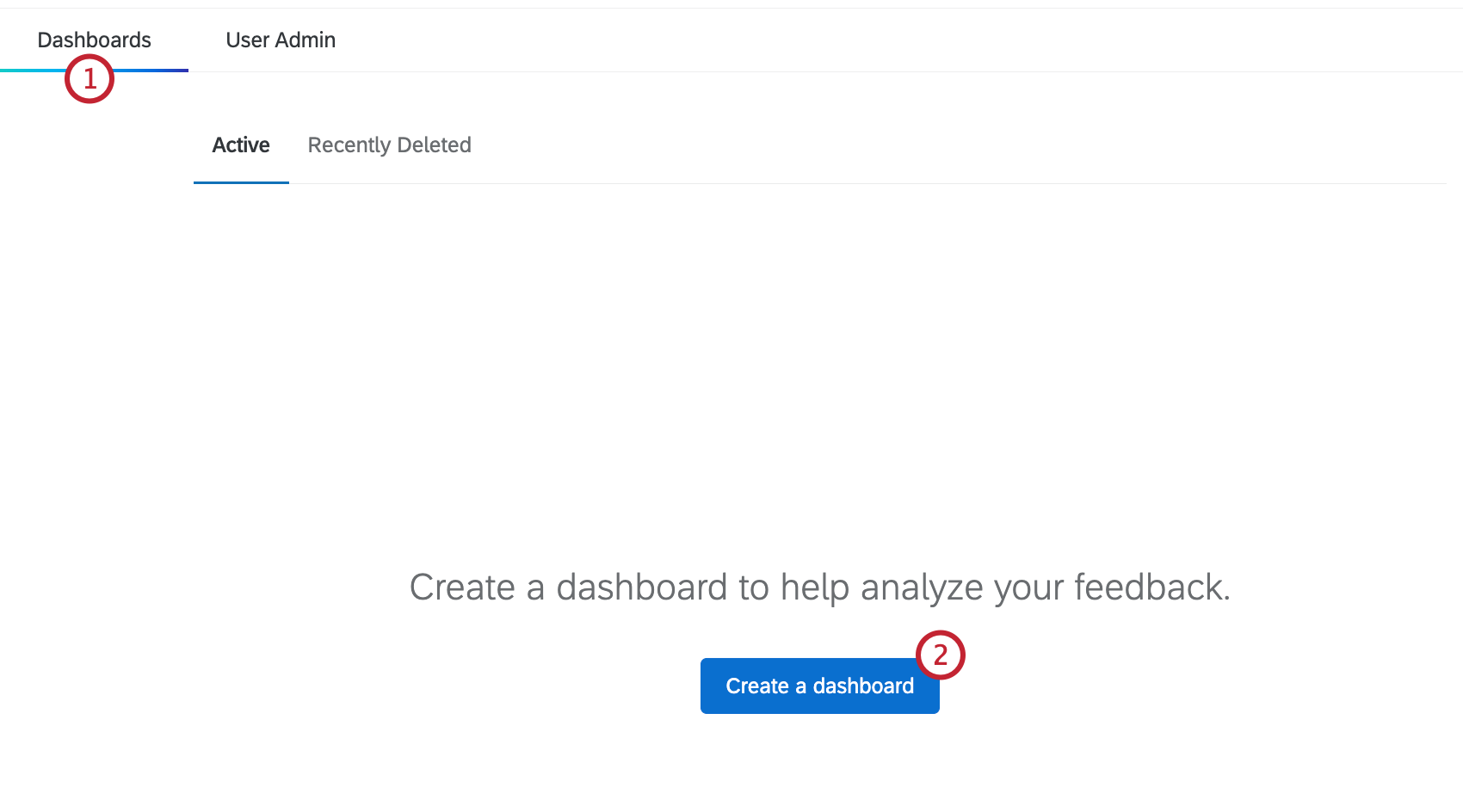 create a dashboard button
