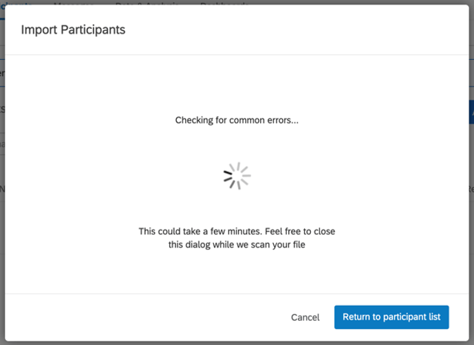 checking for errors in the file