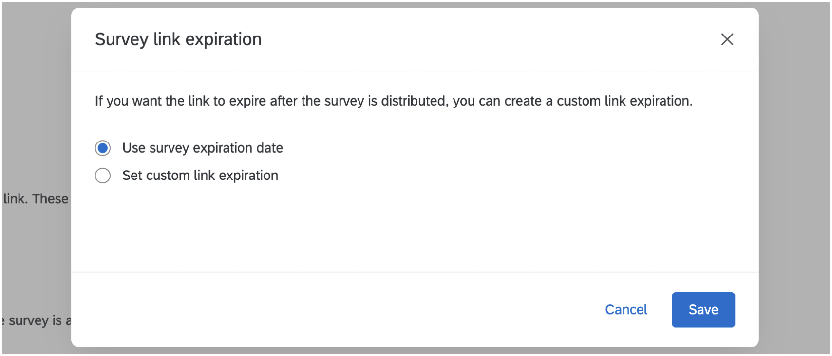 link expiration options