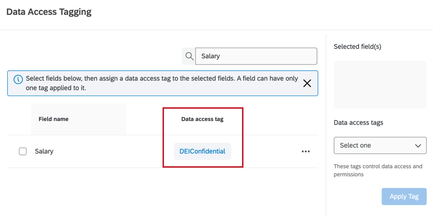 Data access tag