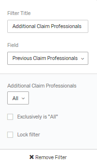 Exclusively is "X" checkbox
