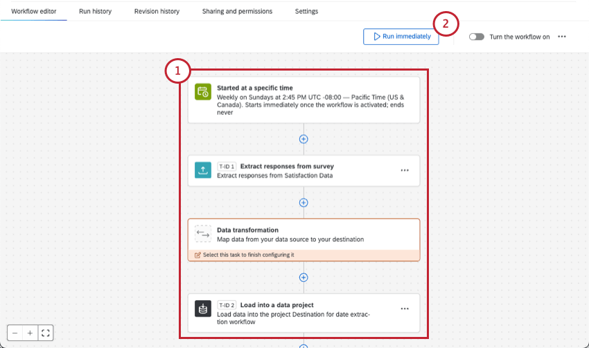 ETL workflow