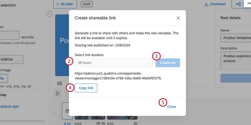 Create link