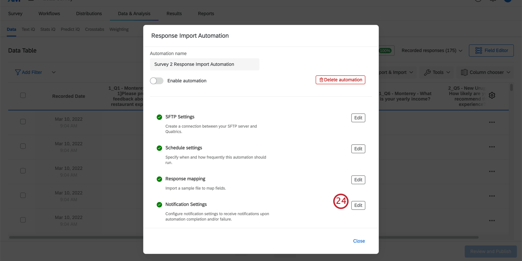 Click Edit to the right of Notification Settings