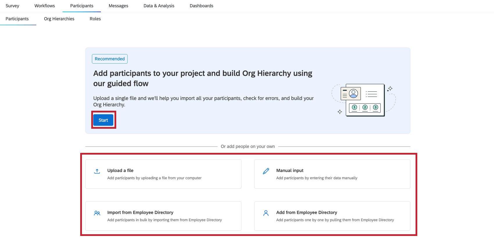 accessing all import methods in a new Engagement project