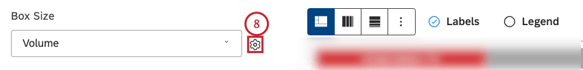 After you select a calculation, click the gear icon next to it to define additional settings.