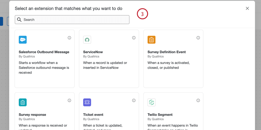 choosing the workflow event