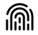 Captcha Verification Icon looks like a fingerprint