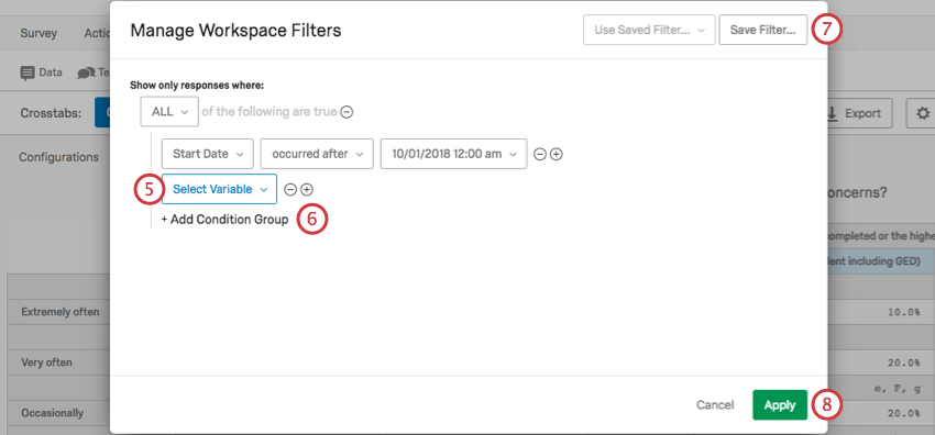 Filter window