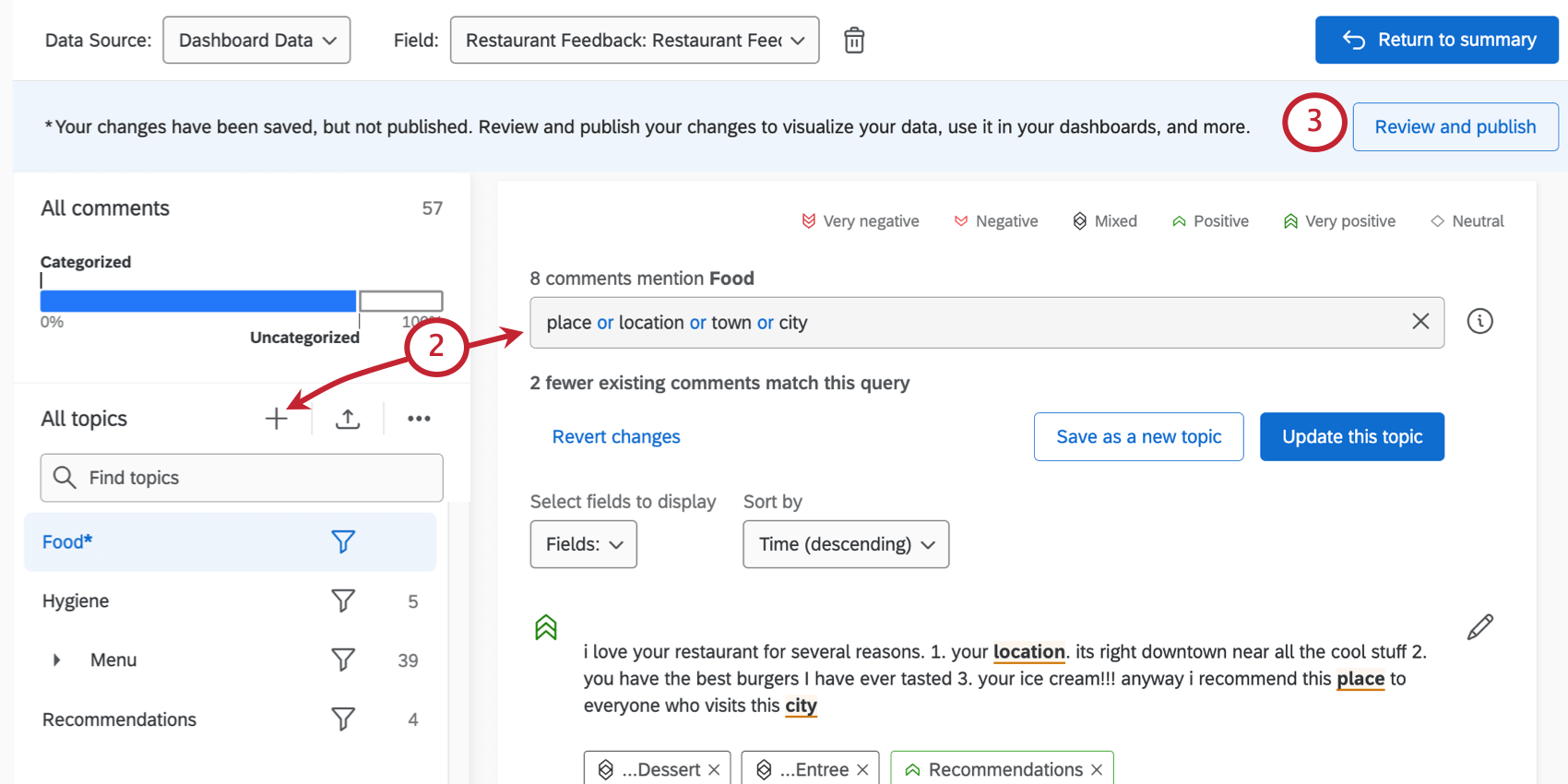 creating a query