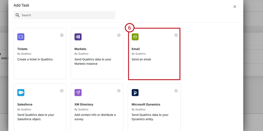 the email task