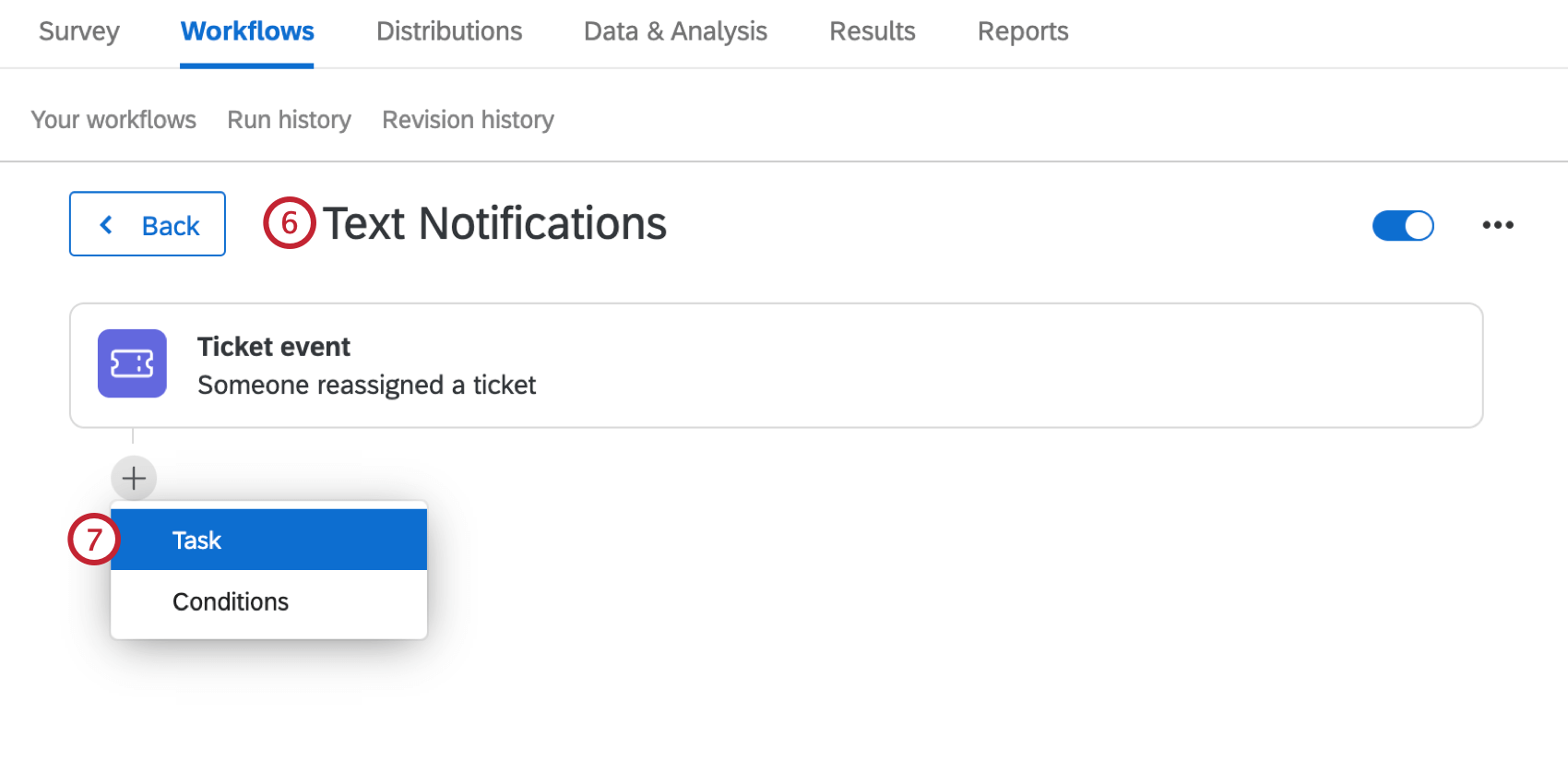 creating a notification workflow