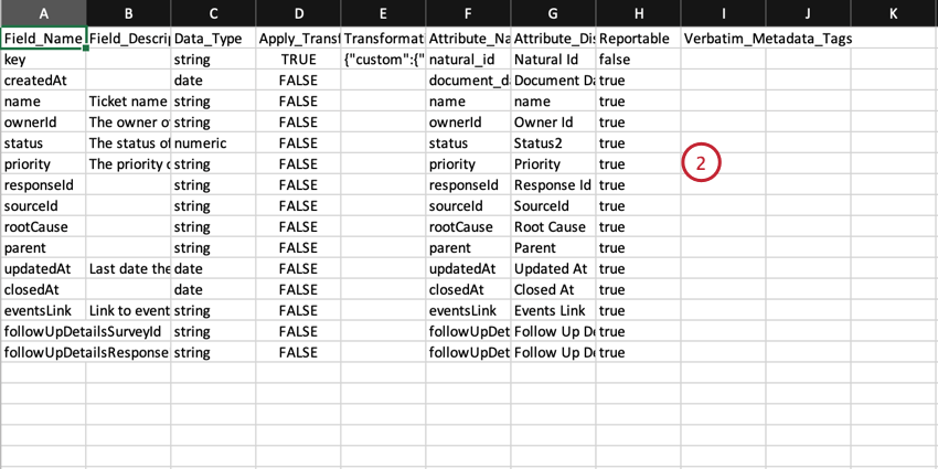 editing a data mapping file
