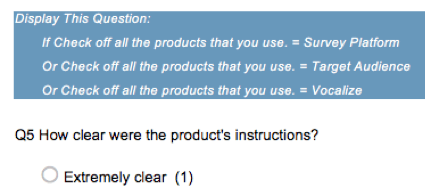 Display logic in a Word doc