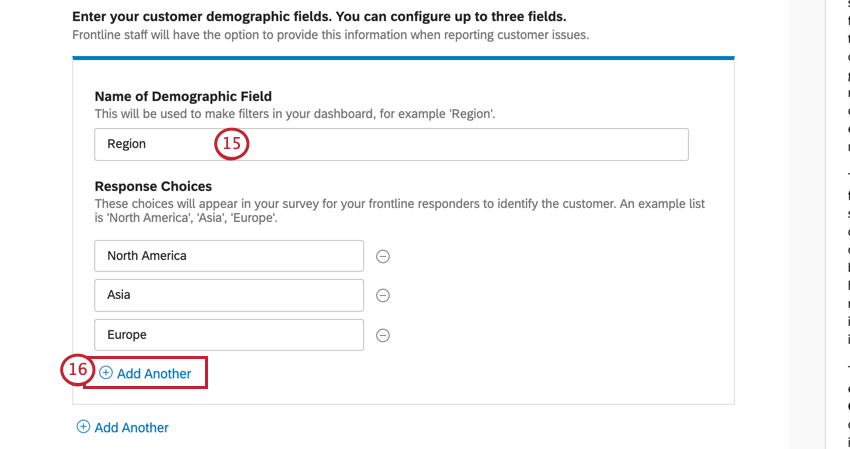 adding a demographic field