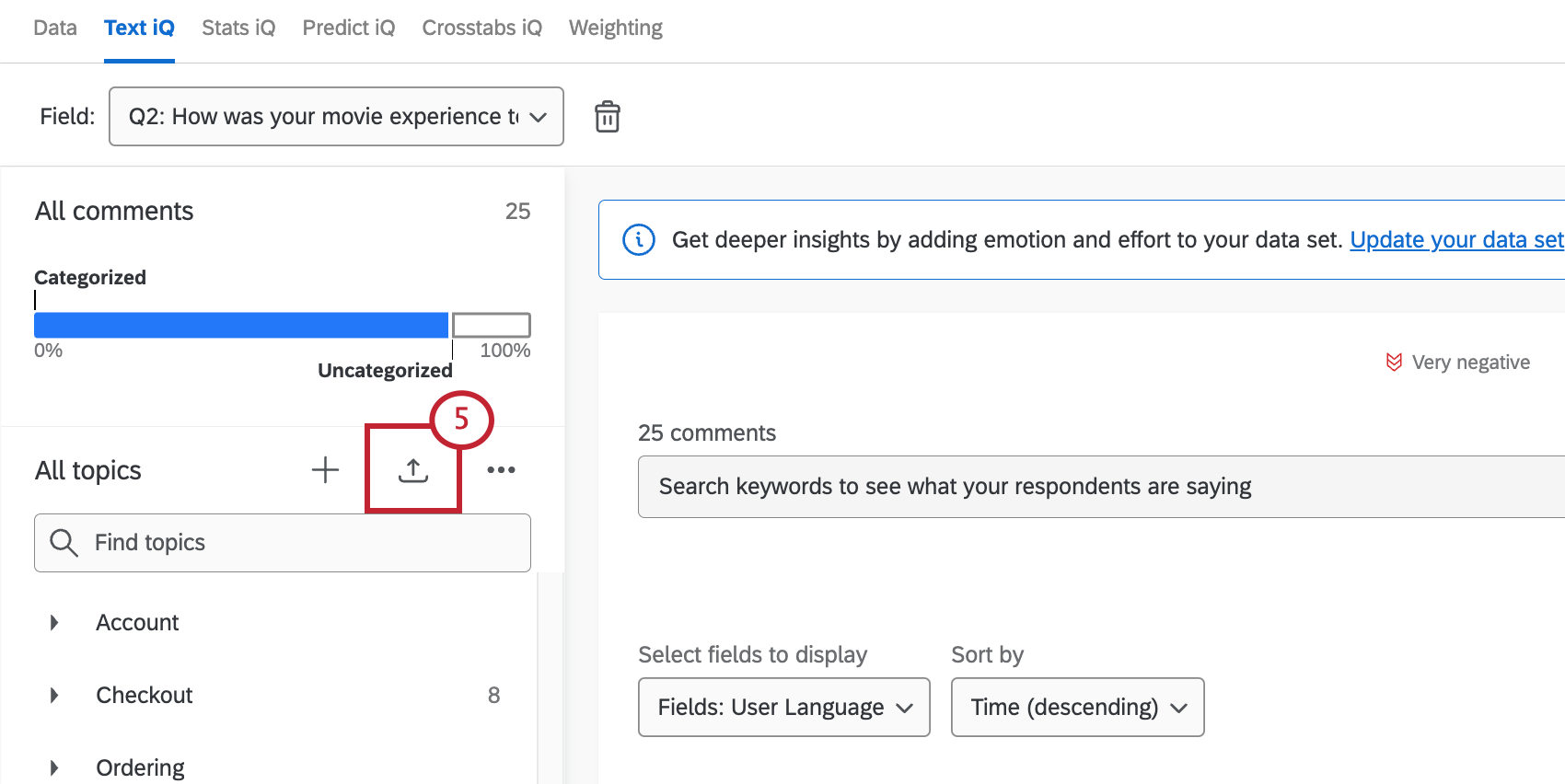 importing a topic