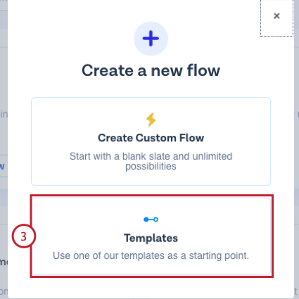choosing templates