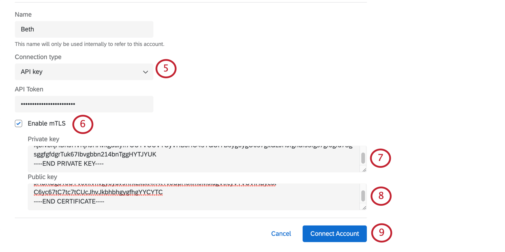 web service credentials