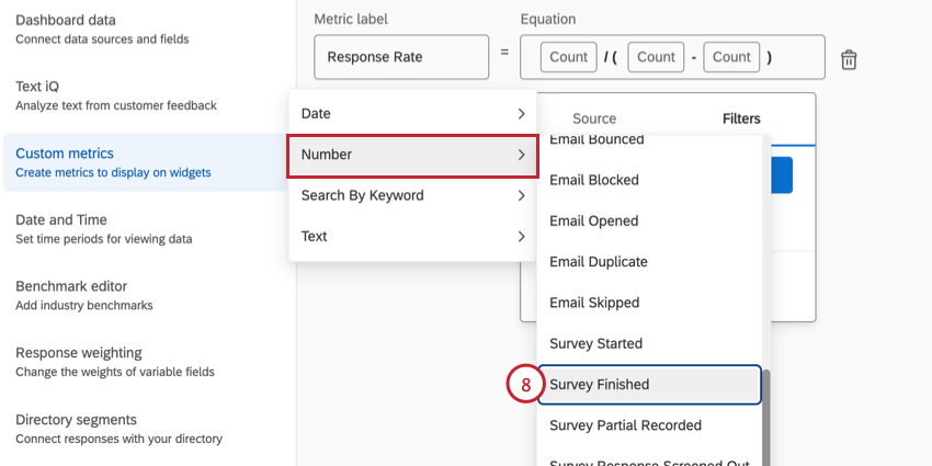 choosing survey started