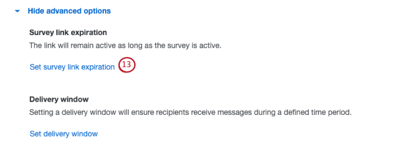 advanced sms distribution options