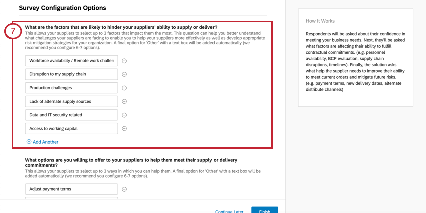 First question in the setup assistant