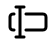 Icon looks like a cursor over a text box