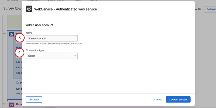 naming web service credentials
