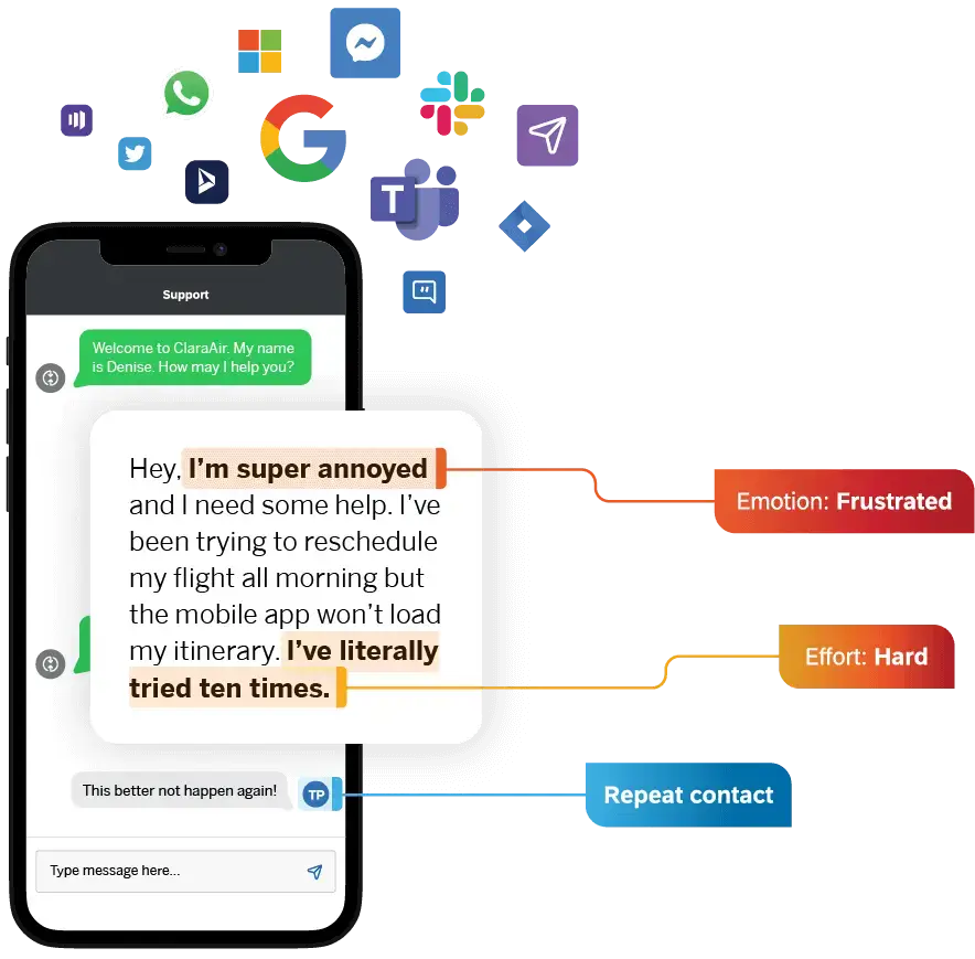 xiD capturing every signal in customer chat